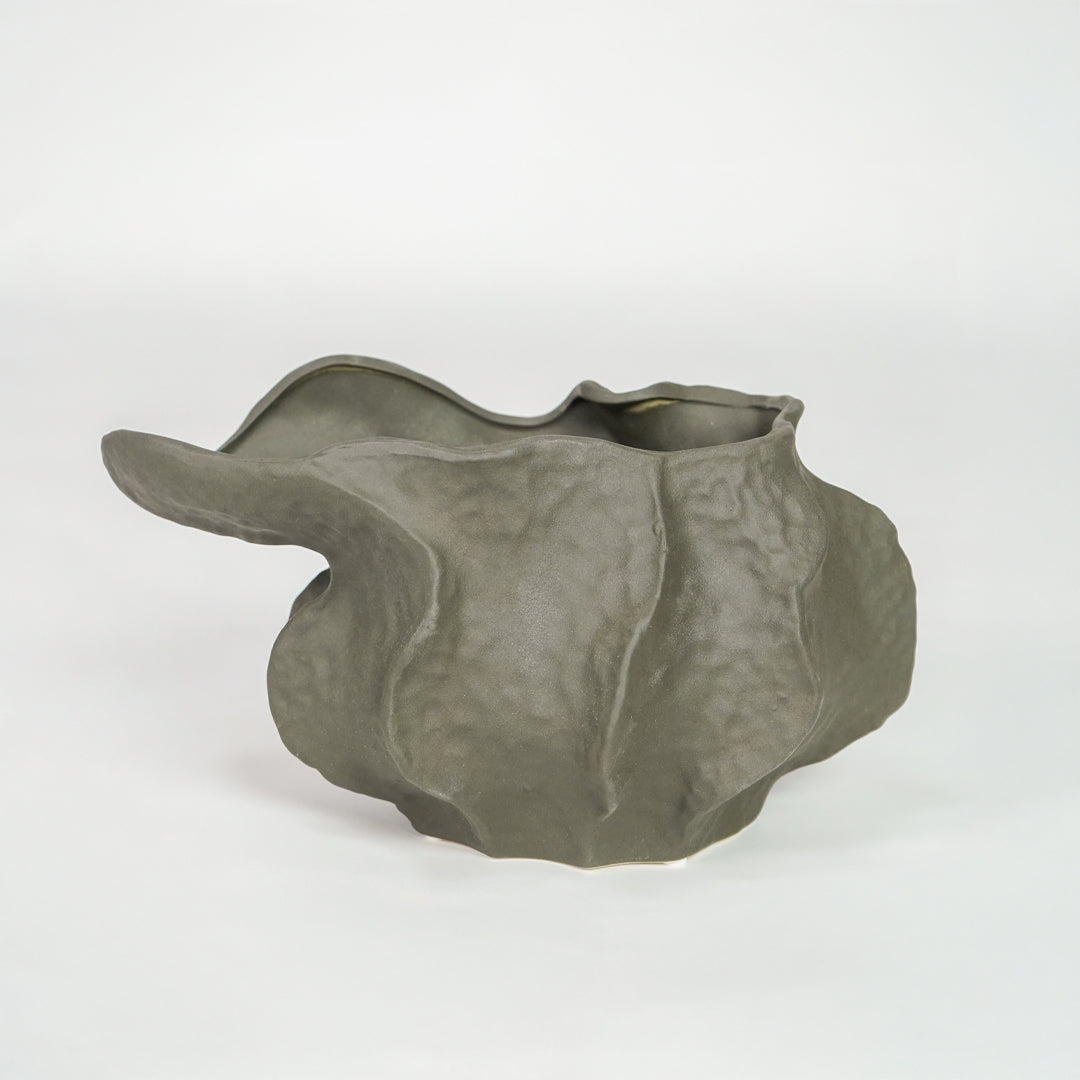 Doof Olive Table Ceramic Vase - Small
