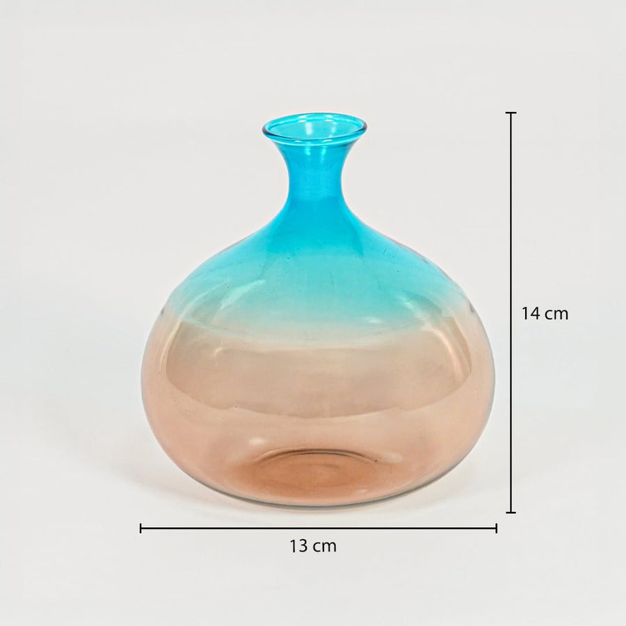 double shade globe glass vase dimensions