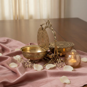 Dravya Brass Centrepiece Bowl