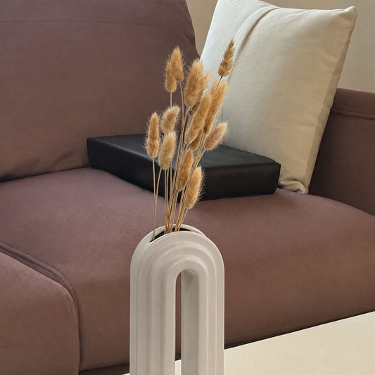 Bunny Tail Dried Pampas Grass - Natural Brown