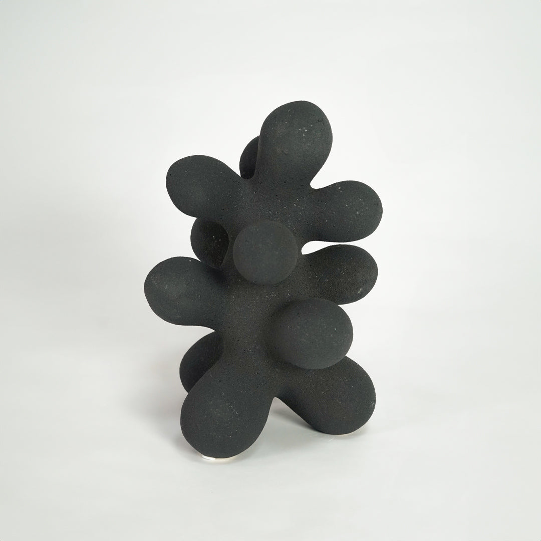 Duplication Modern Tabletop Sculpture - Black