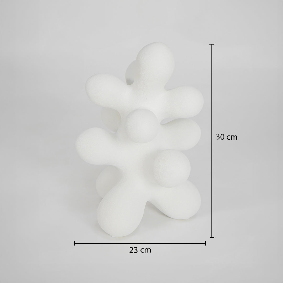 Duplication Modern Tabletop Sculpture - White