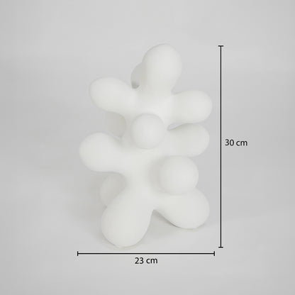 Duplication Modern Tabletop Sculpture - White