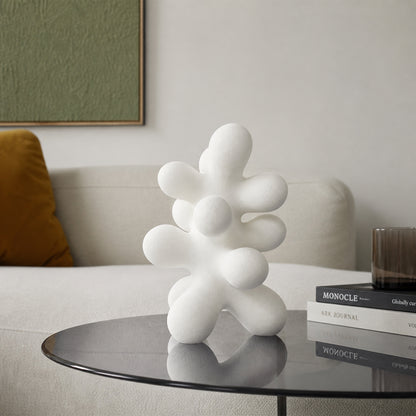 Duplication Modern Tabletop Sculpture - White