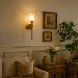 Eclat Vintage Wall Light - Glass Shade