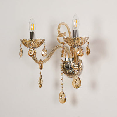 Eclipse 2-Light Wall Sconce - Amber