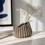 Edel Ruffle Ceramic Vase