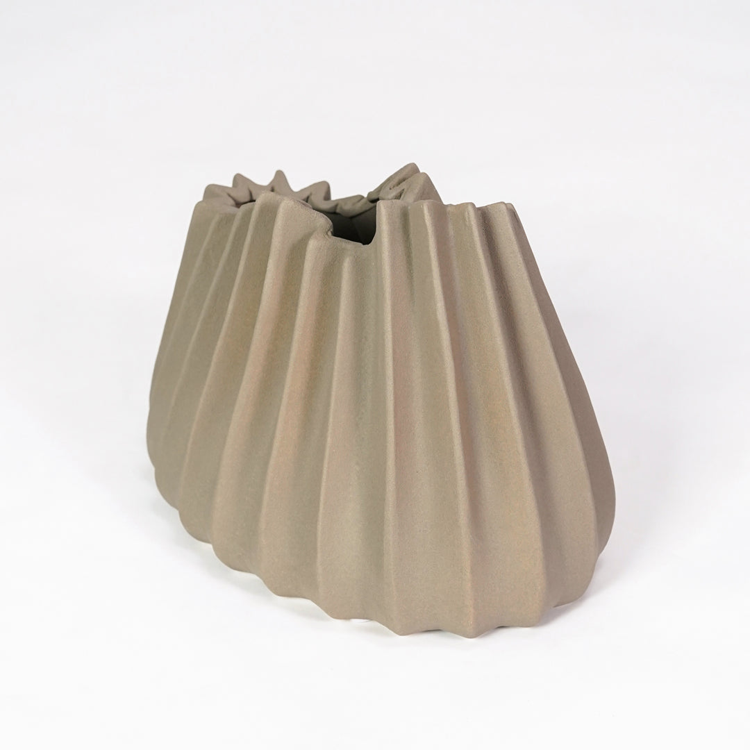Edel Ruffle Ceramic Vase