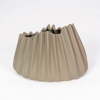 Edel Ruffle Ceramic Vase