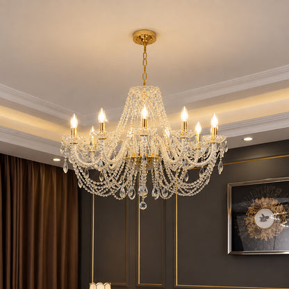 Elantra 12-Light Crystal Chandelier