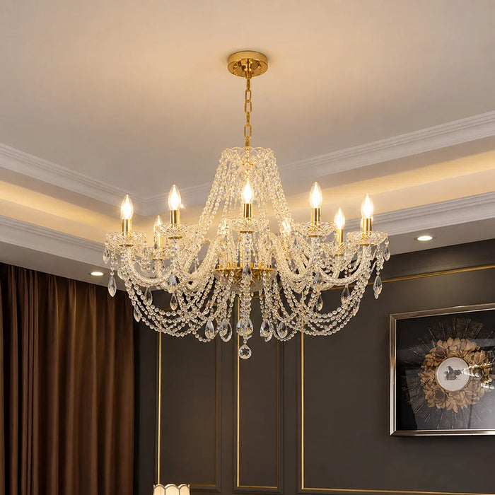 Elantra 12-Light Crystal Chandelier