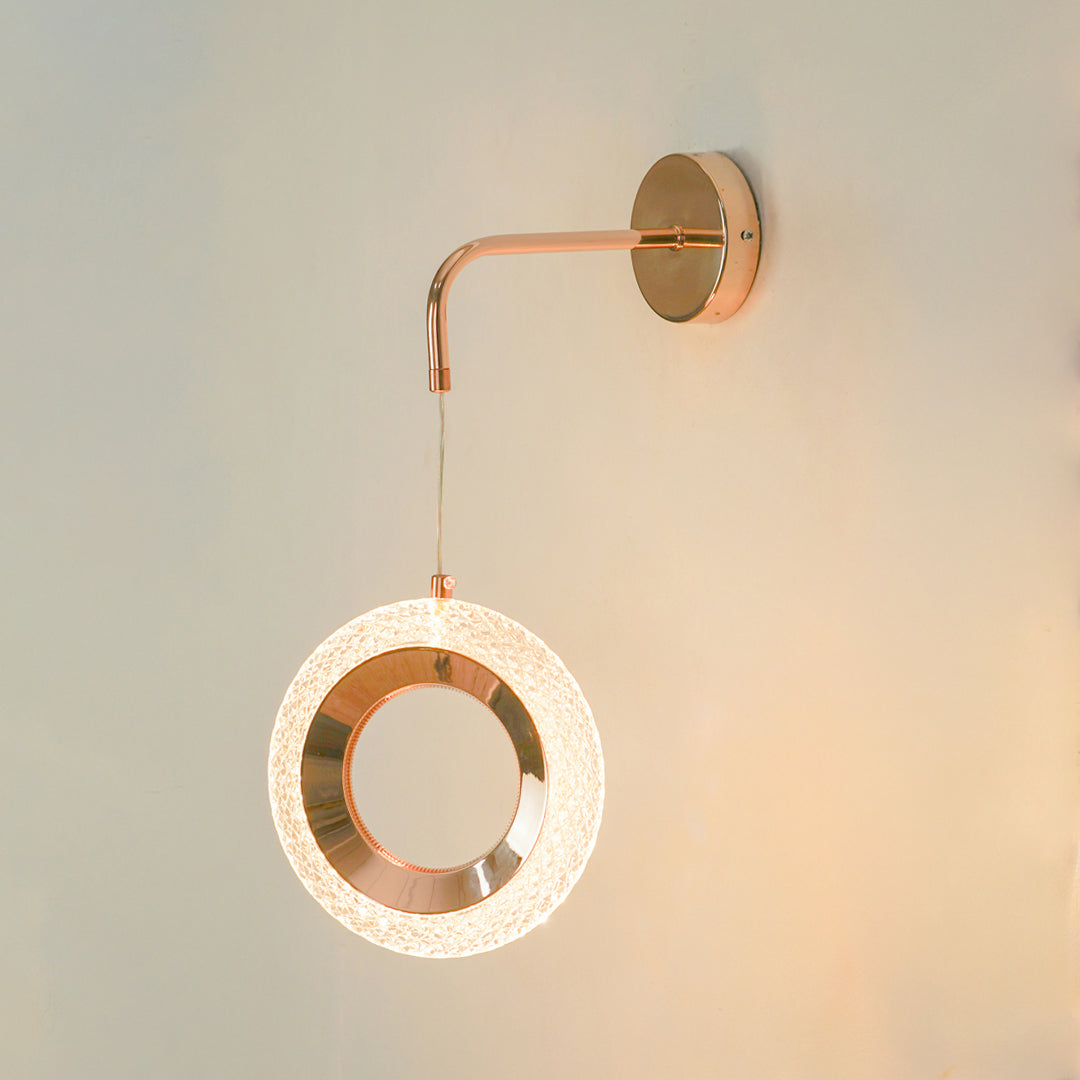Elite Rose Gold Wall Light