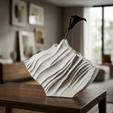 Eloise White Ceramic Vase