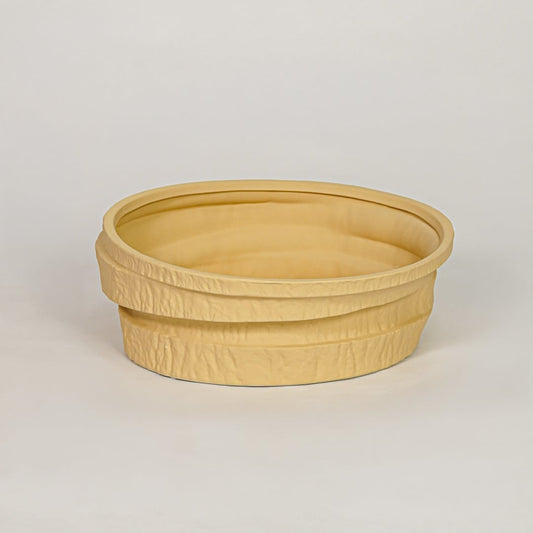 elsa ceramic bowl yellow white background