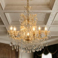 Losico 7-Arm Crystal Cascade Chandelier