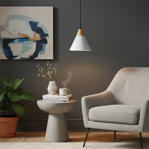 Empire Pendant Light - White