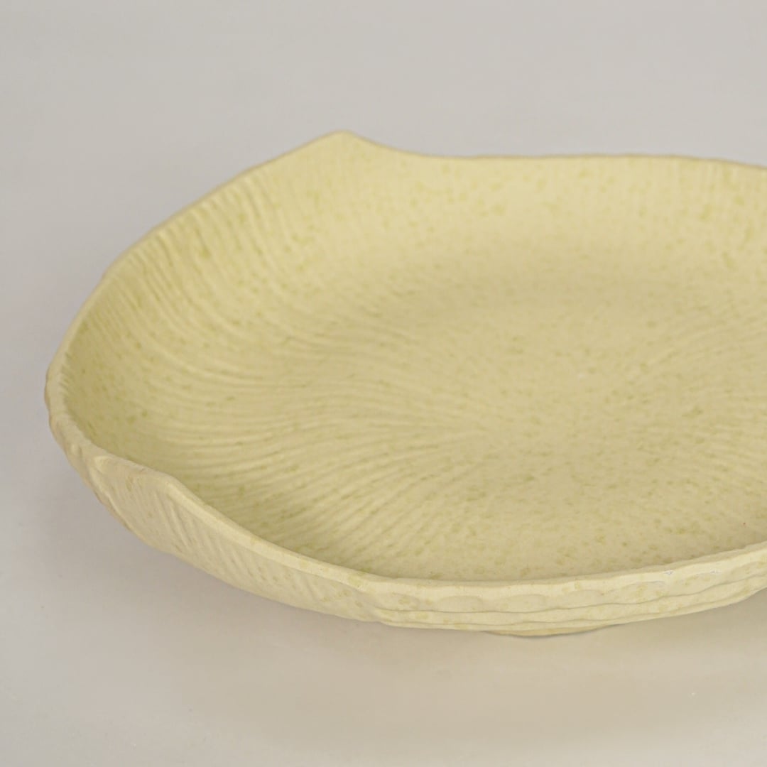 espiel porcelain decorative bowl green closeup
