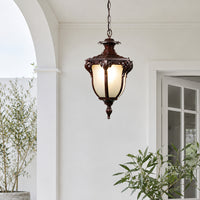 Classic bronze metal outdoor wall lantern for porch entrance garden and exterior walls with warm ambient lighting.
