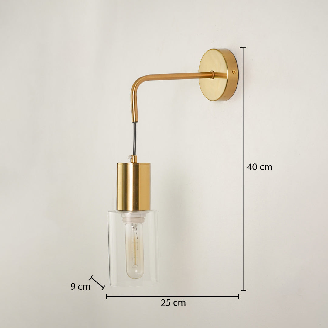 European Style Clear Glass Lamp Wall Lamp