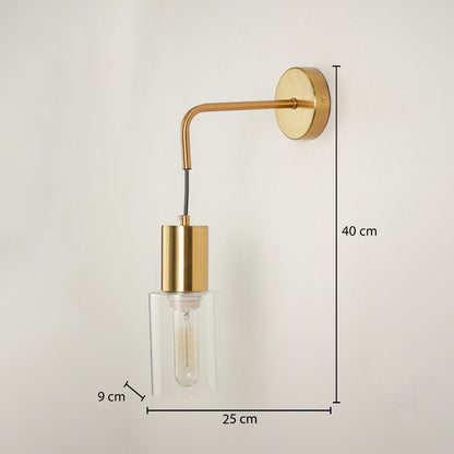 European Style Clear Glass Lamp Wall Lamp