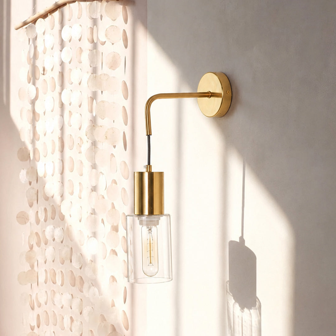European Style Clear Glass Lamp Wall Lamp