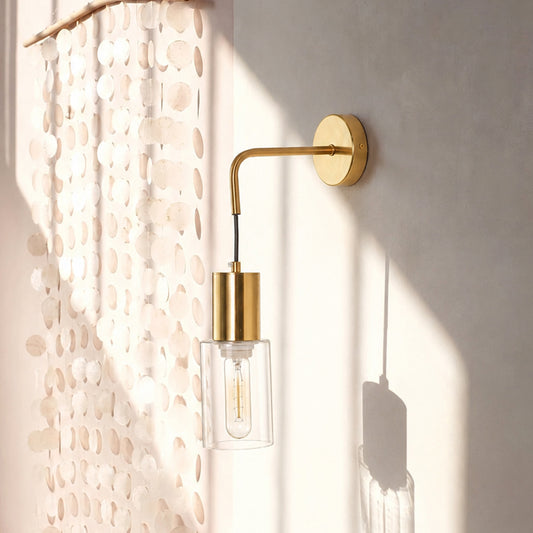 European Style Clear Glass Lamp Wall Lamp