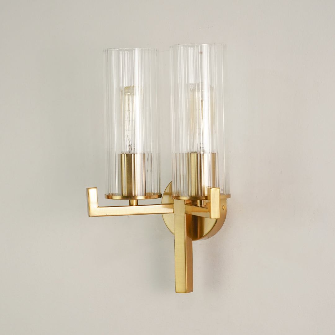 Evolve Nordic Double Glass Wall Sconce