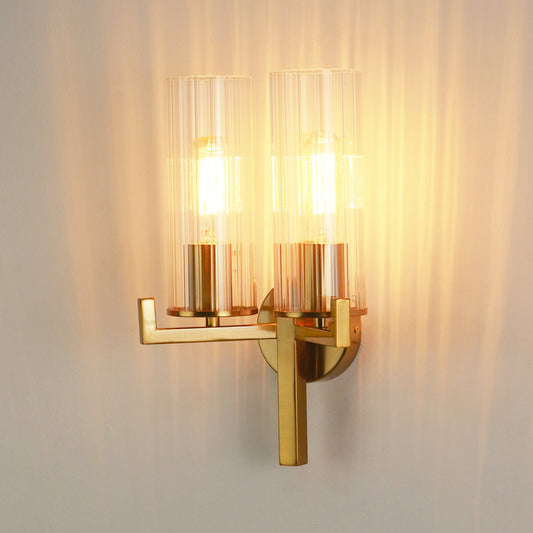 Evolve Nordic Double Glass Wall Sconce