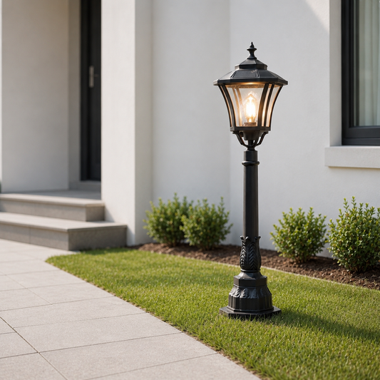 Fence Outdoor Solar Pathway Light - Brown