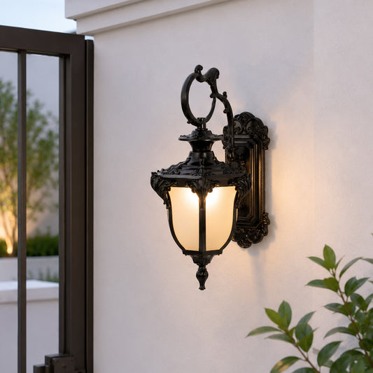 Fervor Outdoor Wall Light - Black