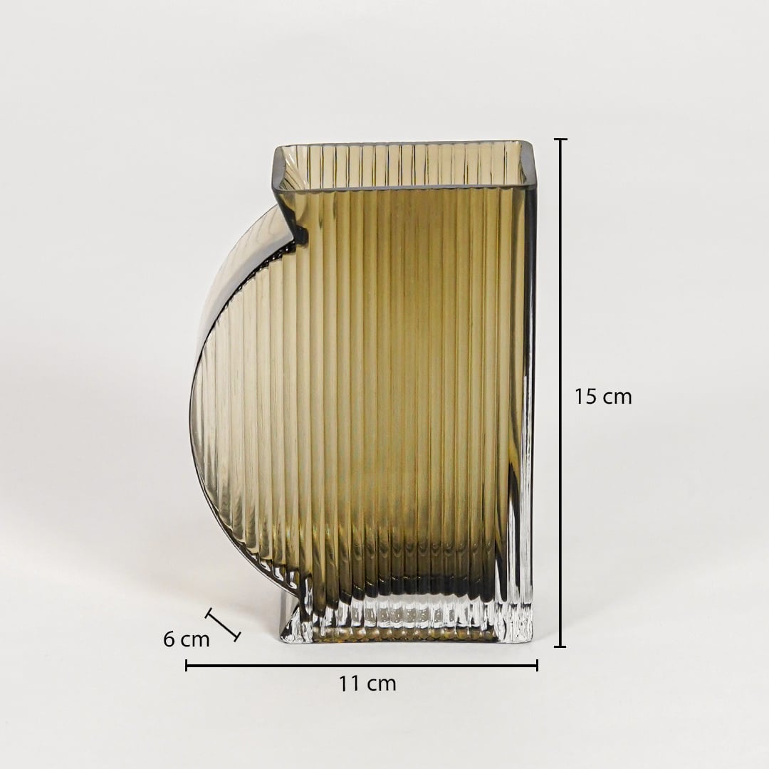 flanco glass vase small dimensions