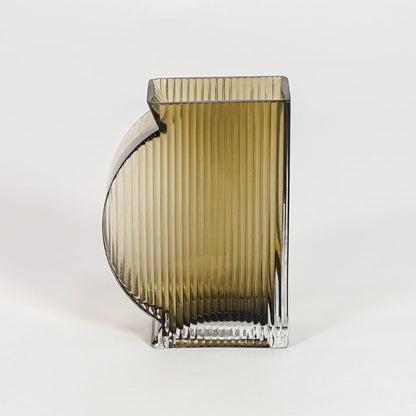 flanco glass vase small white background