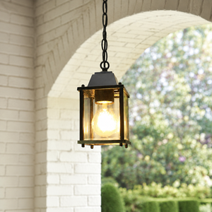 Float Outdoor Hanging Light - Black