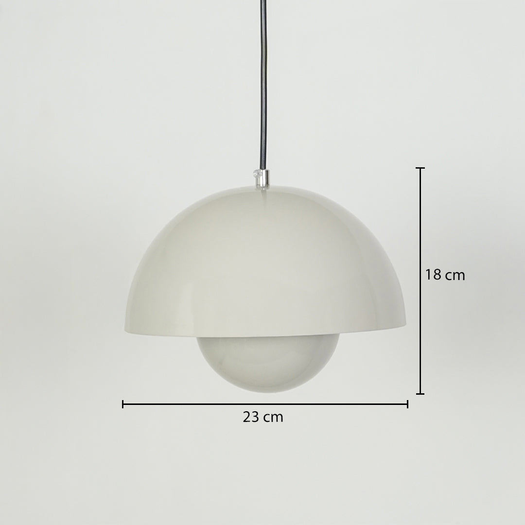 Flowerpot Pendant Light - Grey