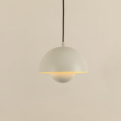 Flowerpot Pendant Light - White