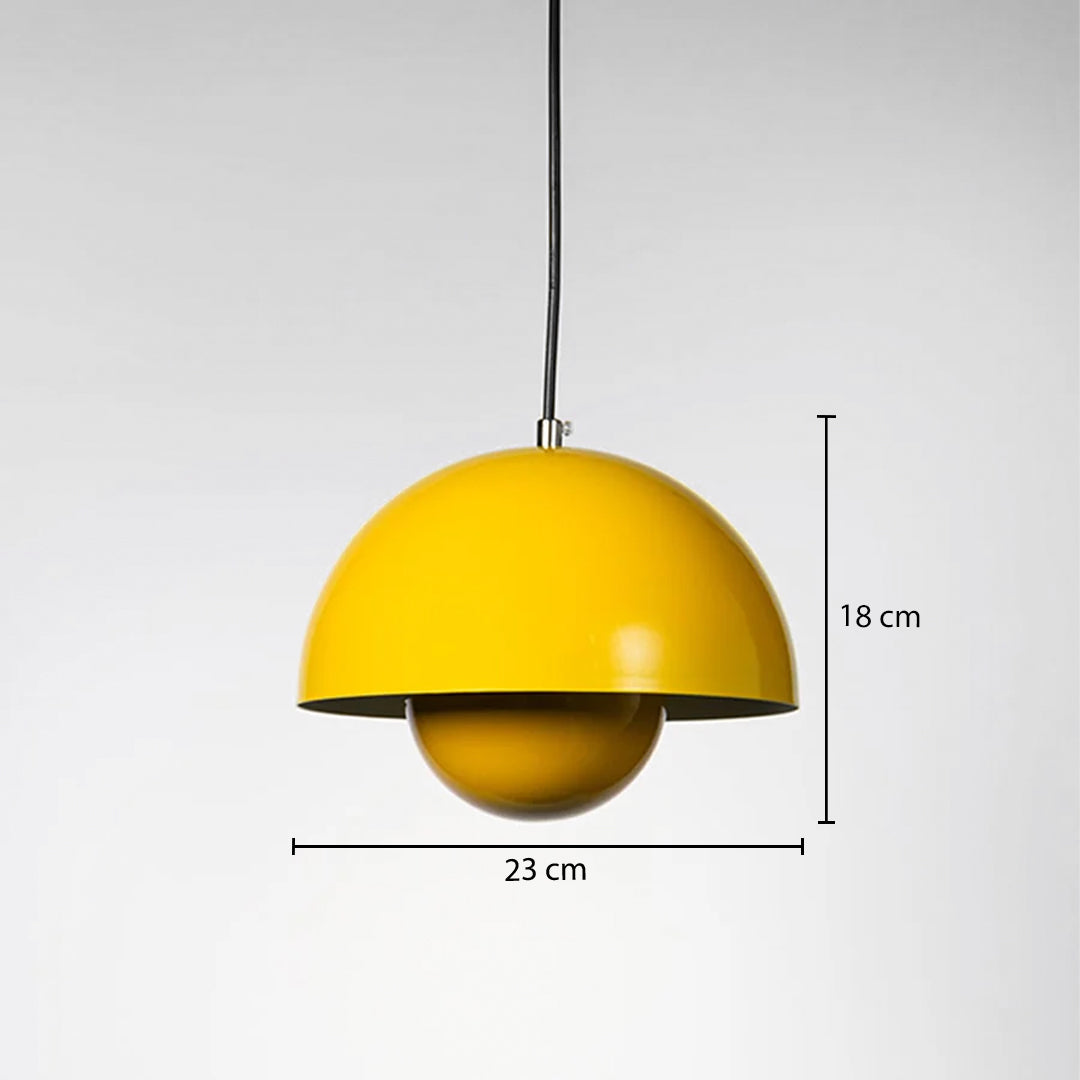 Flowerpot Pendant Light - Yellow