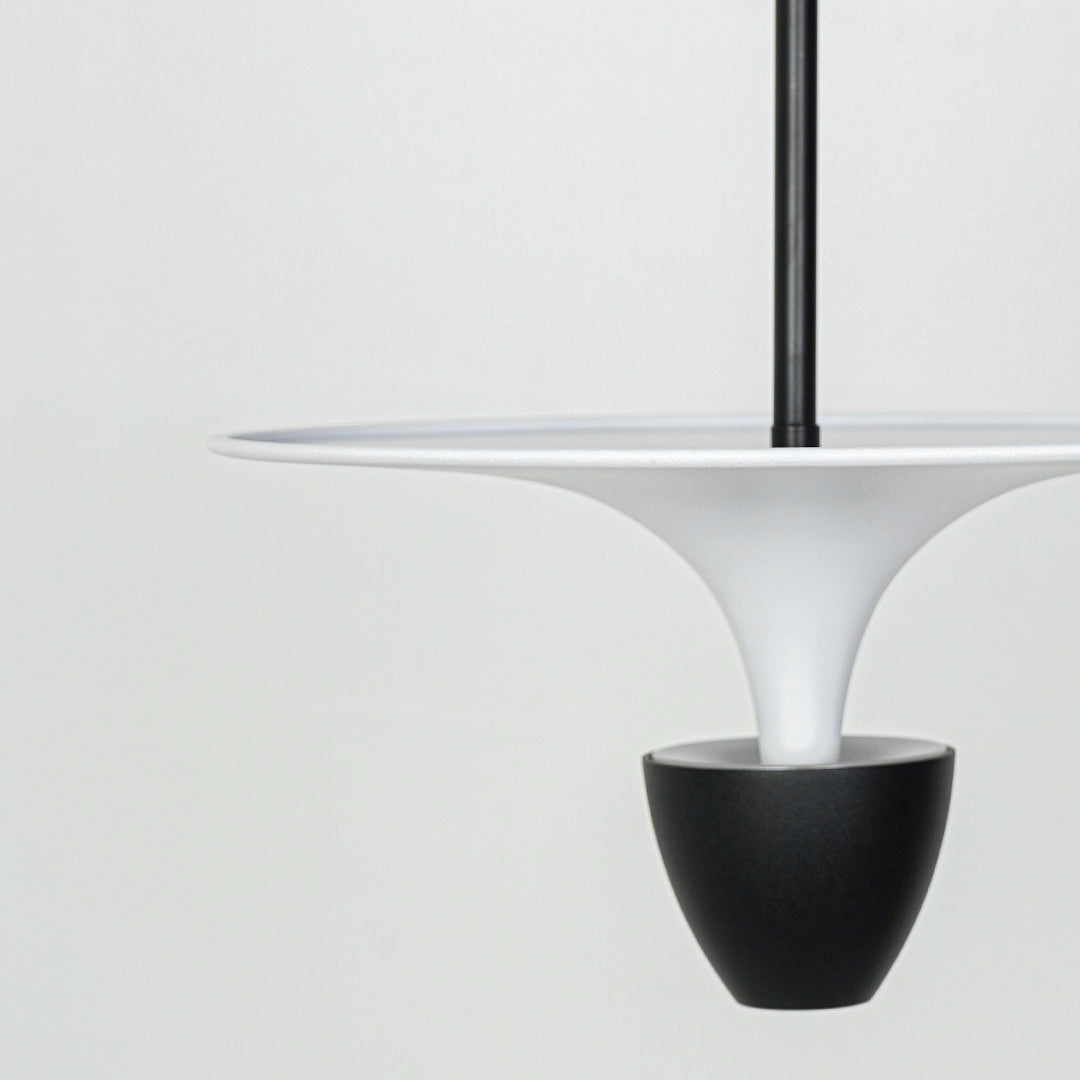 Flying Saucer Pendant Light - Black