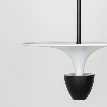 Flying Saucer Pendant Light - Black