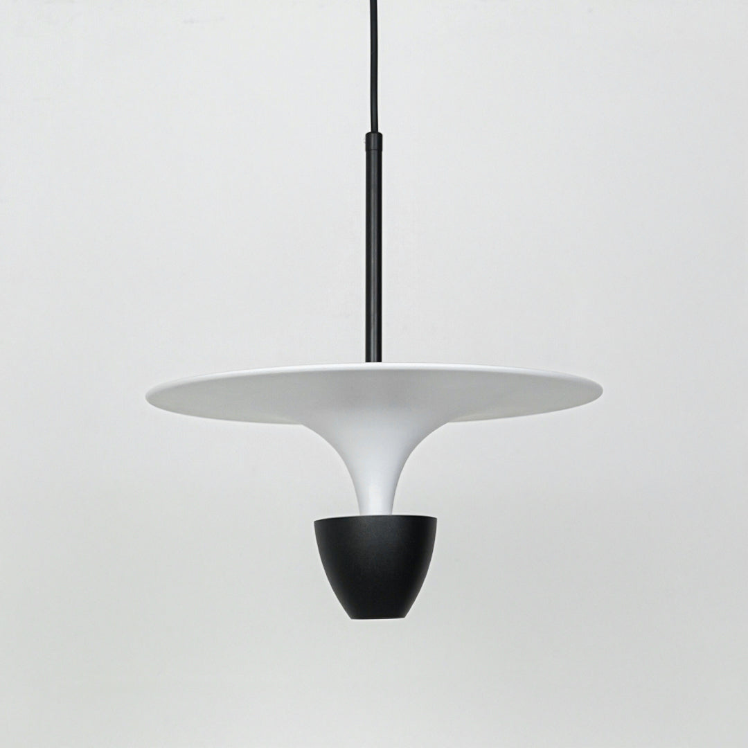 Flying Saucer Pendant Light - Black