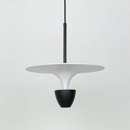 Flying Saucer Pendant Light - Black