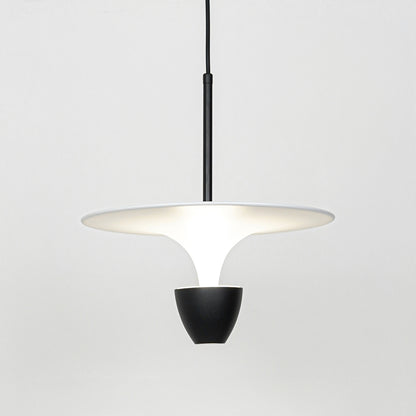 Flying Saucer Pendant Light - Black