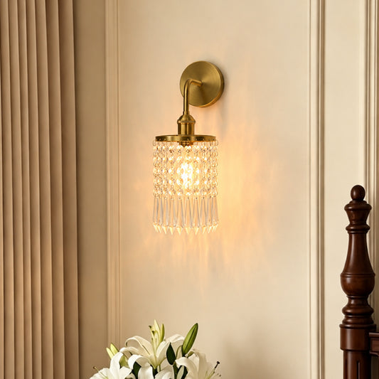 French Crystal Wall Lamp
