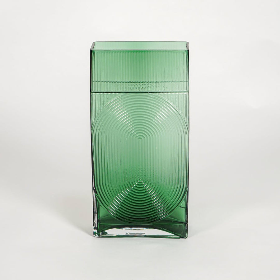 gammel glass vase large white background