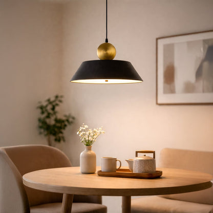 gatik drop pendant light frustum main lifestyle