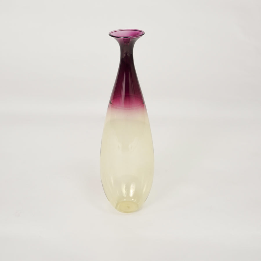 White background image of glatker glass vases for elegant tabletop decor styling and modern living room interior design.