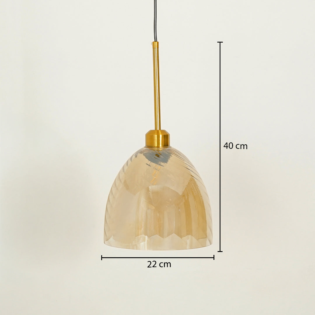 Glimmer Glow Hanging Lamp - Dome