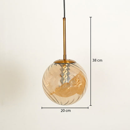 Glimmer Glow Hanging Lamp - Globe