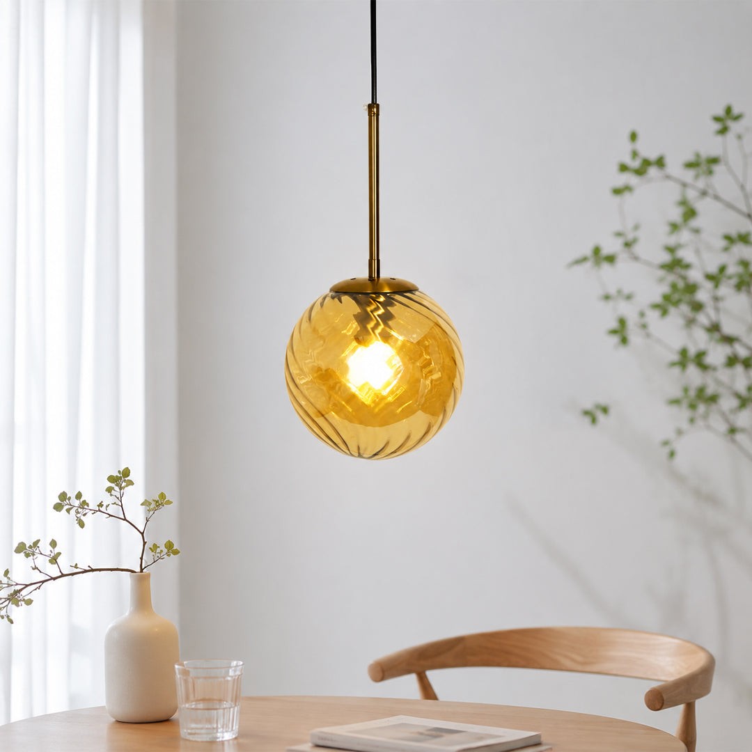 Glimmer Glow Hanging Lamp - Globe