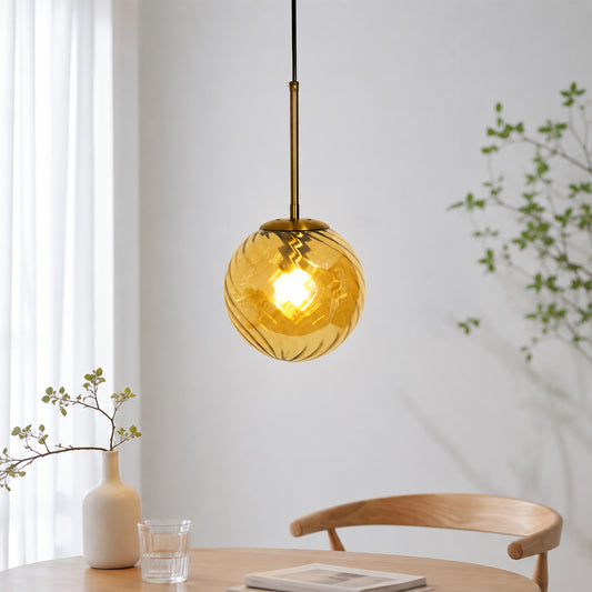 Glimmer Glow Hanging Lamp - Globe