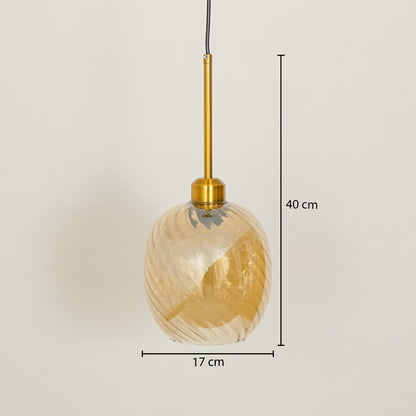 Glimmer Glow Hanging Lamp - Oval